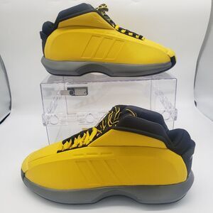 Adidas Crazy 1 Size 9.5 Men's Yellow Black Basketball Sneakers